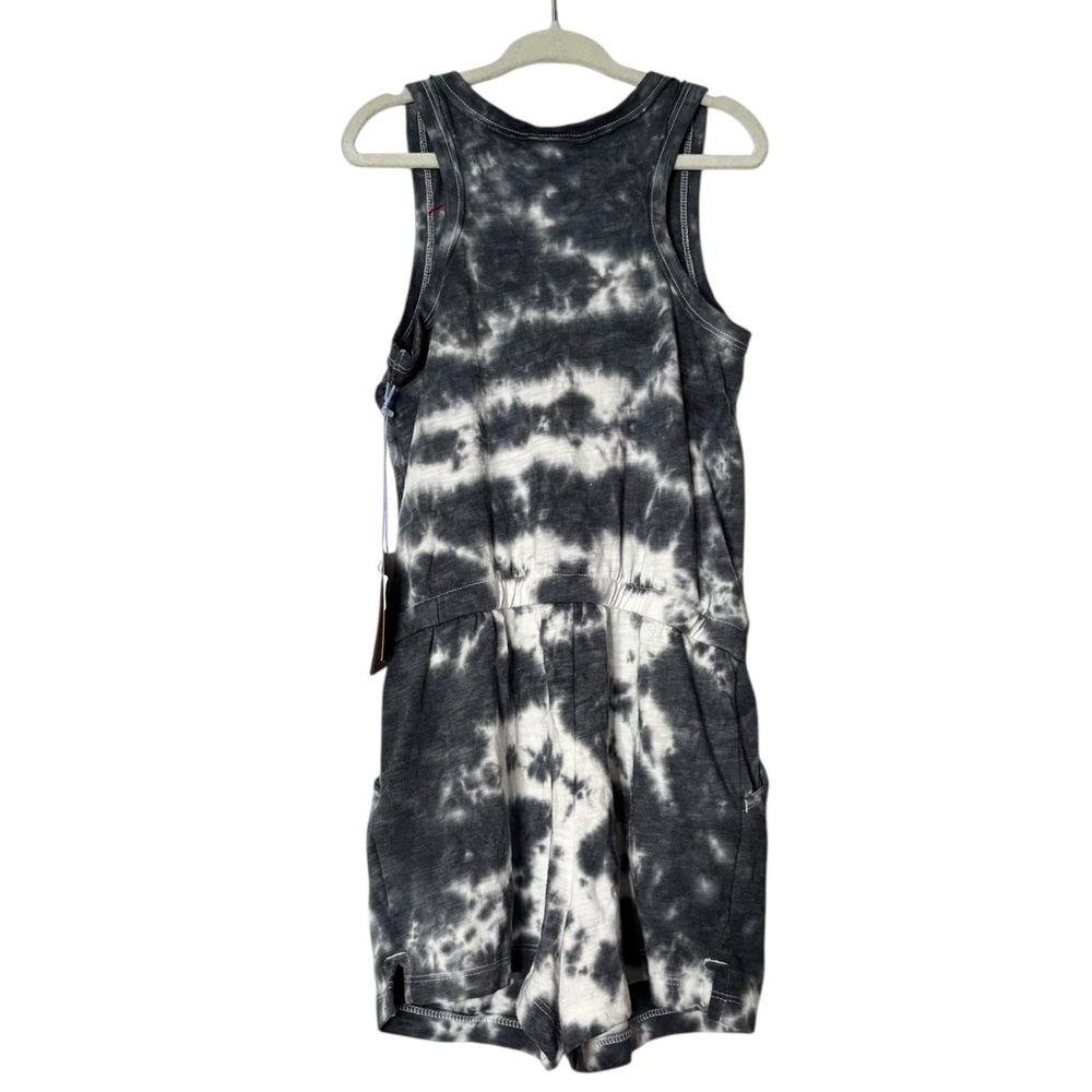 More than magic Kids Small(6/6x) girls tie dye romper navy white NEW - Picture 3 of 7